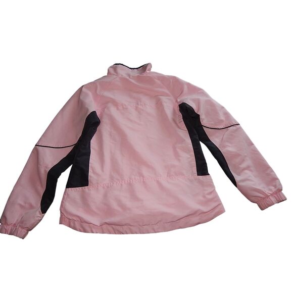 DANSKIN NOW women's small 4/6 light pink lined windbreaker jacket - Picture 8 of 8
